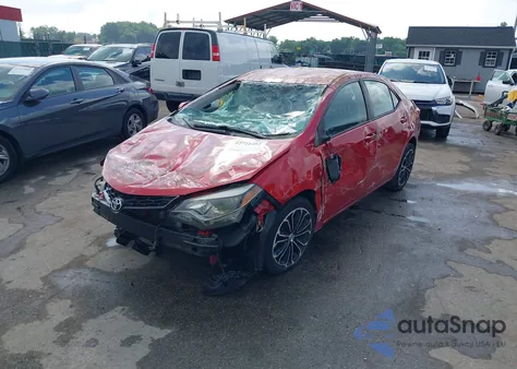 2014 Toyota Corolla S Plus из США, поврежденный, VIN 2T1BURHE8EC118022